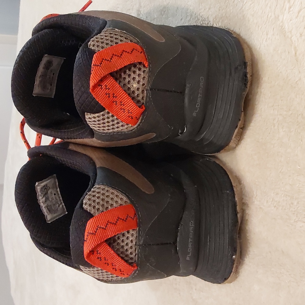 Merrell Men's Moab Speed hiking shoes black & brown with orange laces Sz 10.5 - Picture 5 of 11